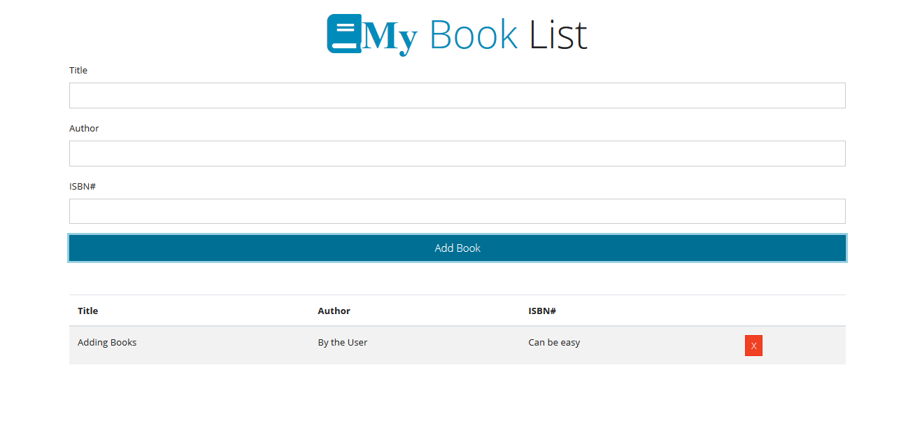 Booklist App